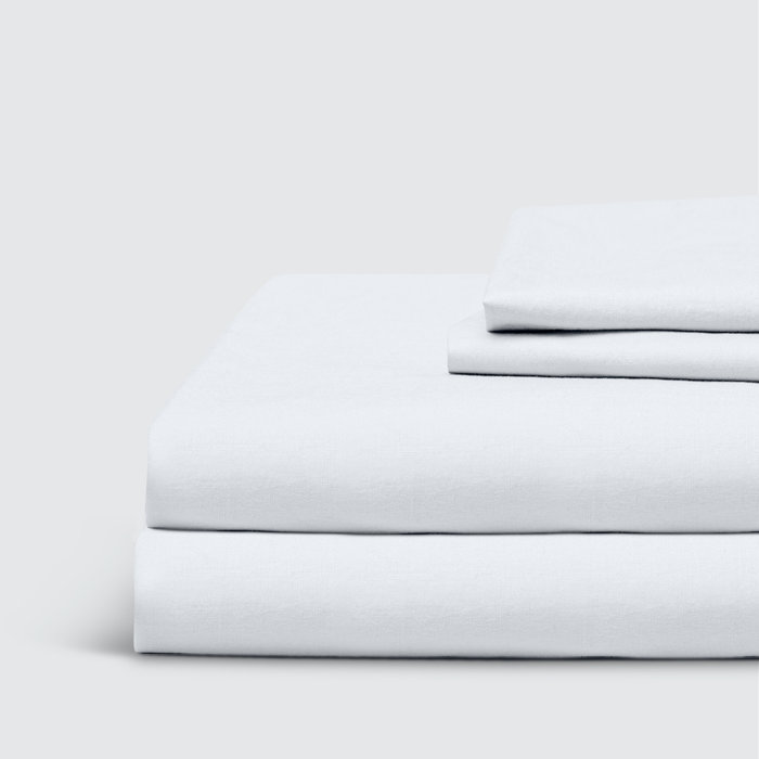 Everspread 100 Cotton Percale Sheet Set & Reviews Wayfair